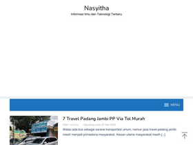 'nasyitha.com' screenshot