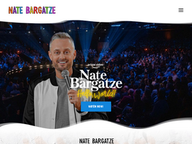 'natebargatze.com' screenshot