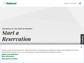 'nationalcar.com' screenshot