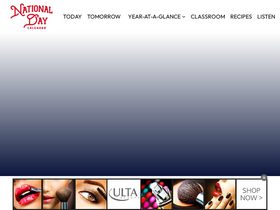 'nationaldaycalendar.com' screenshot