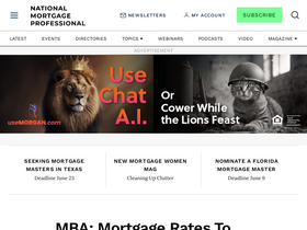 'nationalmortgageprofessional.com' screenshot