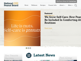 'nationalpeanutboard.org' screenshot