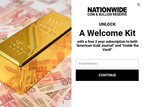 'nationwidecoins.com' screenshot