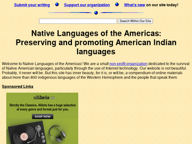 'native-languages.org' screenshot
