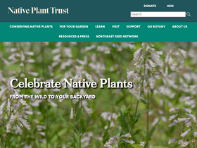 'nativeplanttrust.org' screenshot