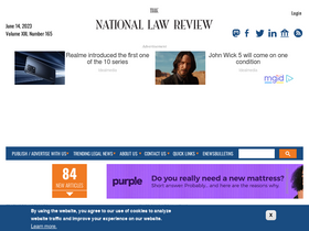 'natlawreview.com' screenshot