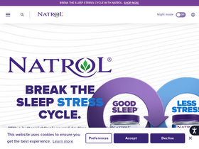 'natrol.com' screenshot
