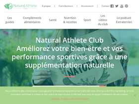 'naturalathleteclub.com' screenshot