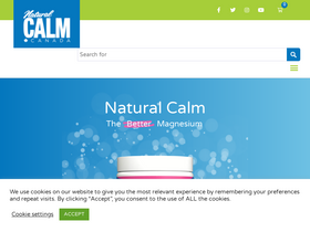 'naturalcalm.ca' screenshot
