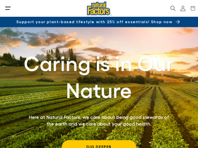 'naturalfactors.com' screenshot