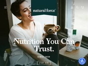 'naturalforce.com' screenshot