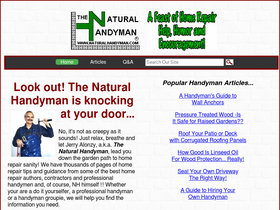 'naturalhandyman.com' screenshot