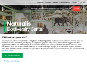 'naturalis.nl' screenshot