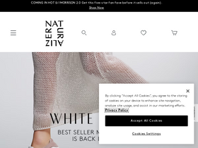 'naturalizer.com' screenshot