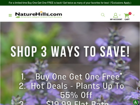 'naturehills.com' screenshot