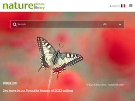 'naturepl.com' screenshot