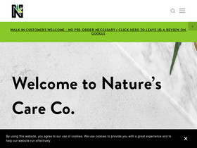 'naturescarecompany.com' screenshot