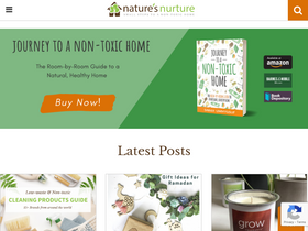 'naturesnurtureblog.com' screenshot