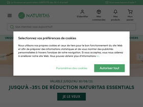 'naturitas.fr' screenshot