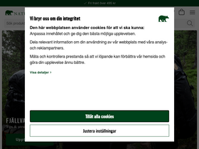 'naturkompaniet.se' screenshot