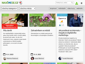'naucmese.cz' screenshot