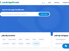 'naukrigulf.com' screenshot