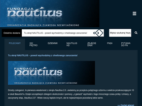 'nautilus.org.pl' screenshot