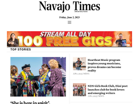 'navajotimes.com' screenshot