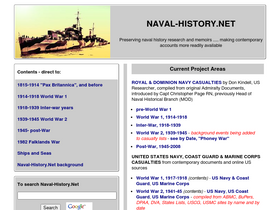 'naval-history.net' screenshot