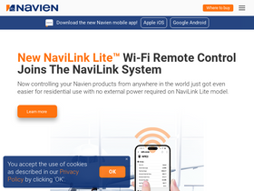 'navieninc.com' screenshot