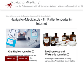 'navigator-medizin.de' screenshot