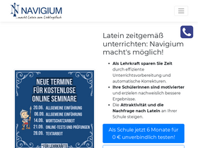 'navigium.de' screenshot