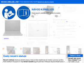 'navod-k-obsluze.cz' screenshot
