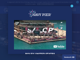 'navypier.org' screenshot