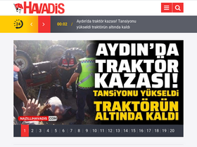 'nazillihavadis.com' screenshot
