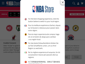 'nbastore.com.au' screenshot