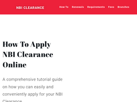 'nbiclearance.org' screenshot