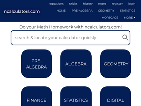 'ncalculators.com' screenshot