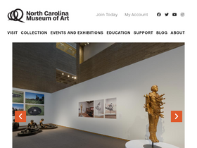 'ncartmuseum.org' screenshot