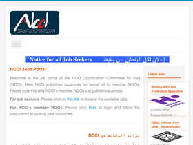 'ncciraqjobs.com' screenshot