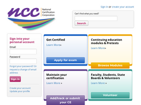 'nccwebsite.org' screenshot