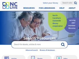 'nclive.org' screenshot