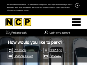'ncp.co.uk' screenshot