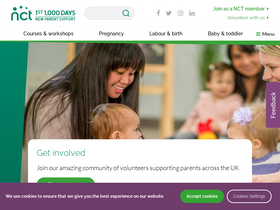 'nct.org.uk' screenshot