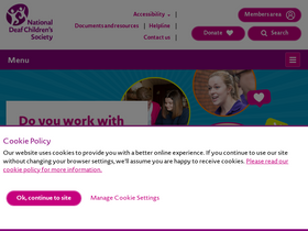 'ndcs.org.uk' screenshot