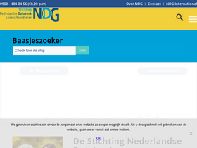 'ndg.nl' screenshot