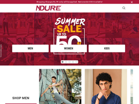 'ndure.com' screenshot