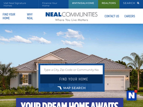'nealcommunities.com' screenshot
