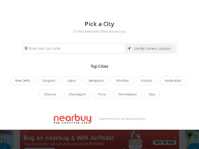 'nearbuy.com' screenshot