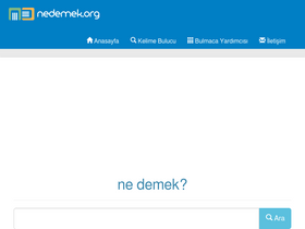 'nedemek.org' screenshot